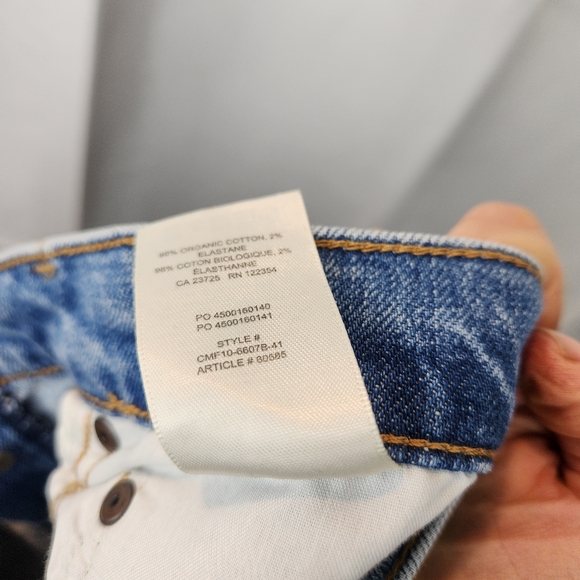 Aritzia Denim Forum Arlo High Rise Straight size 30 in EUC - Picture 13 of 13